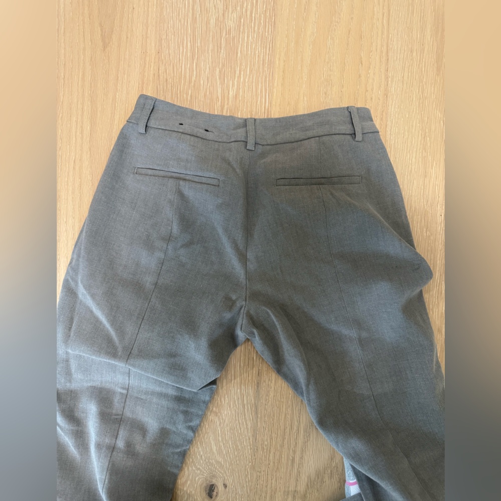 Express cropped gray pants